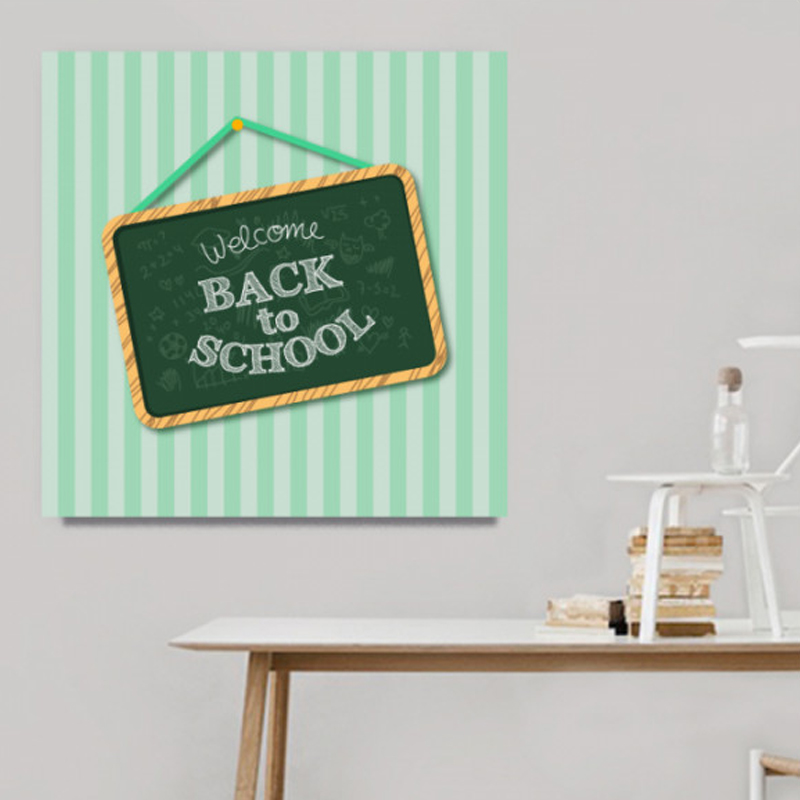 Παιδικός πίνακας σε καμβά back to school